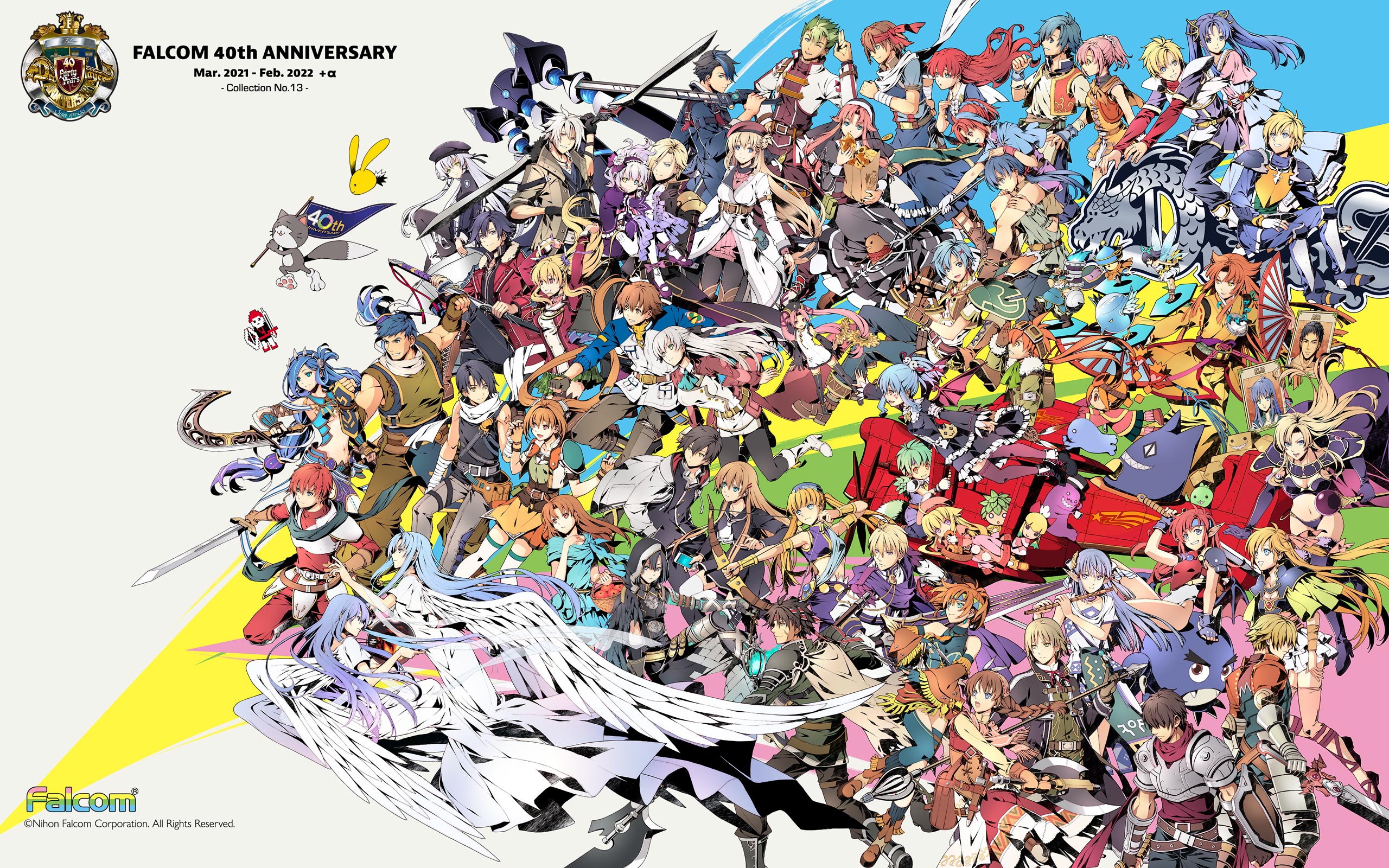 Falcom40周年纪念壁纸| 轨迹系列- Cafe